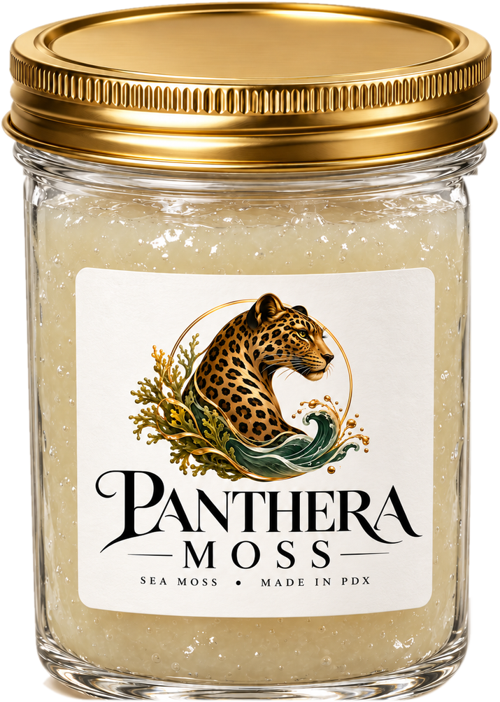 Panthera Moss sea moss gel jar
